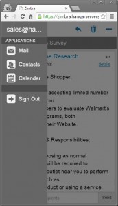 zimbra touch - mail, calendar, contacte